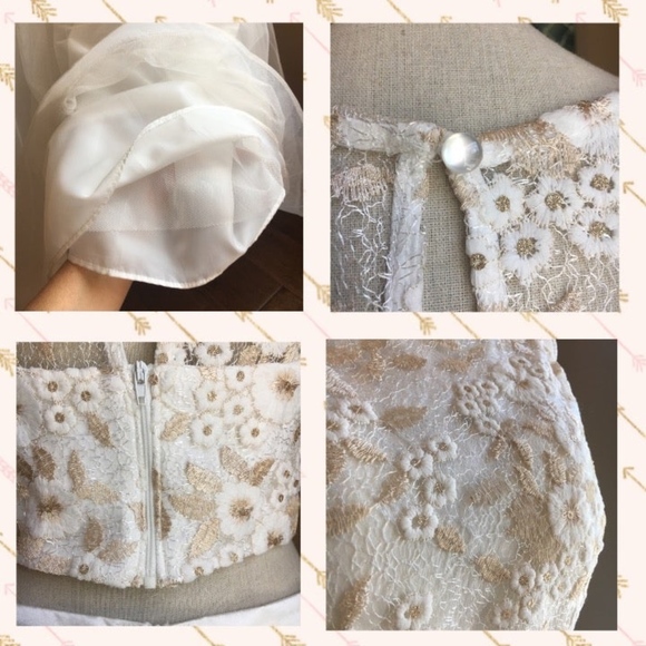 Two-Piece Ivory Long Dress Prom / Formal - Picture 6 of 8